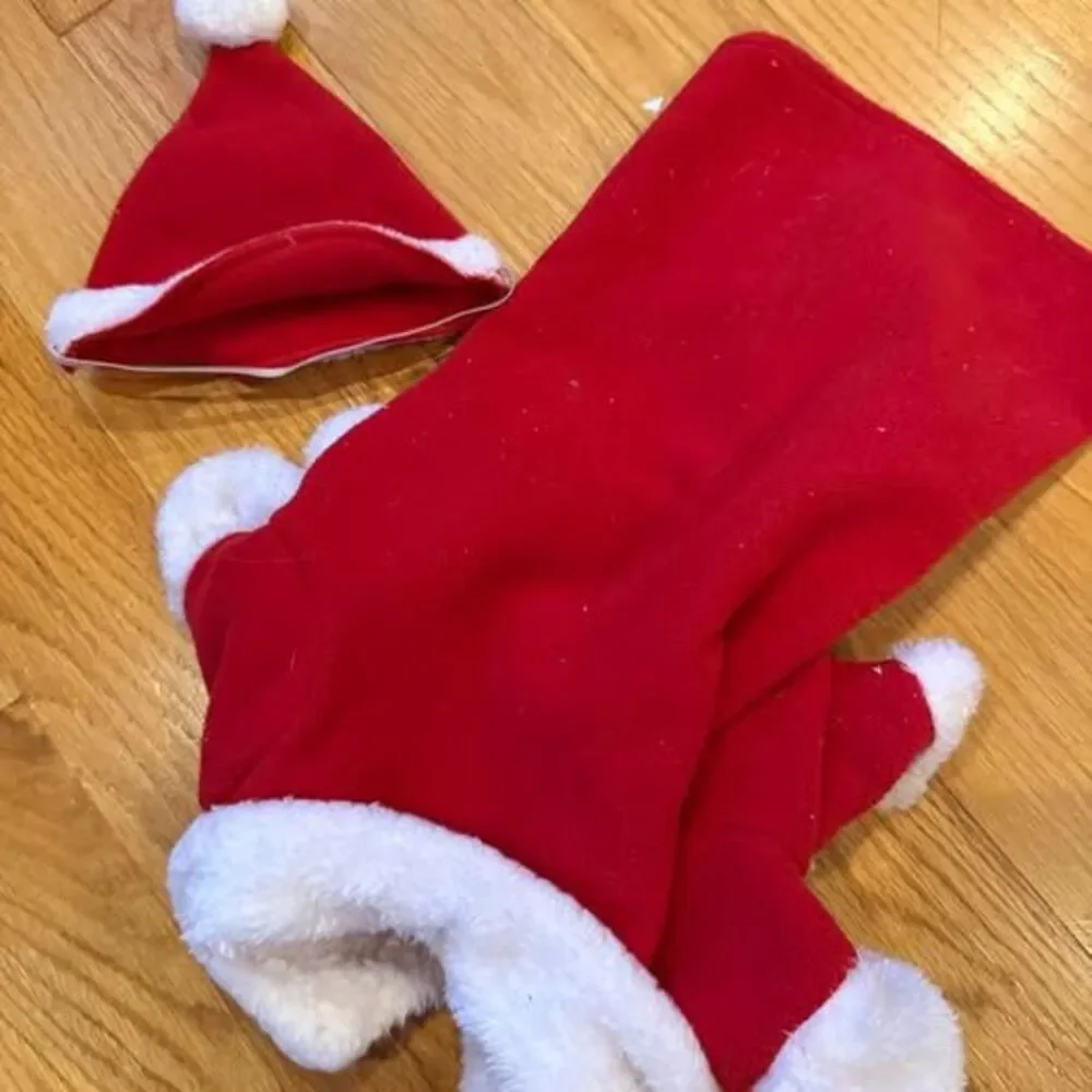 Santa Pet Costume with Hat